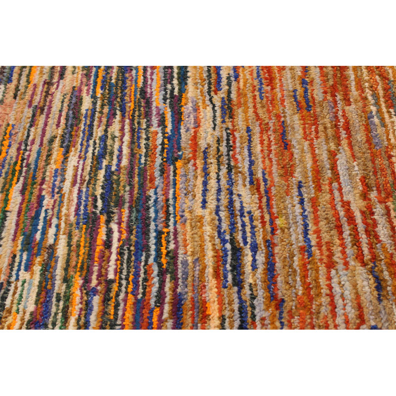 Tapis multicolore Ewen Finest Gabbeh 5 pi 0 po x 7 pi 8 po