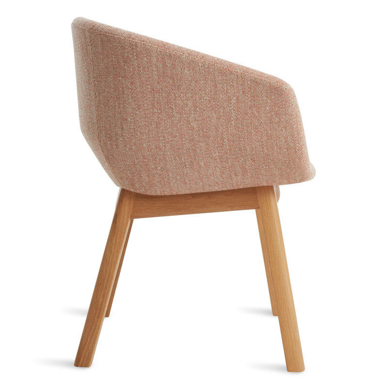 Host Dining Chair, Tait Tomato Crossweave, White Oak