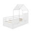 Lit simple avec 2 tiroirs de rangement et garde-corps-439295928