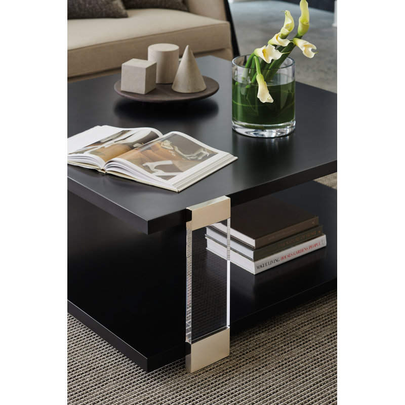 Corner Coffee Table, Black