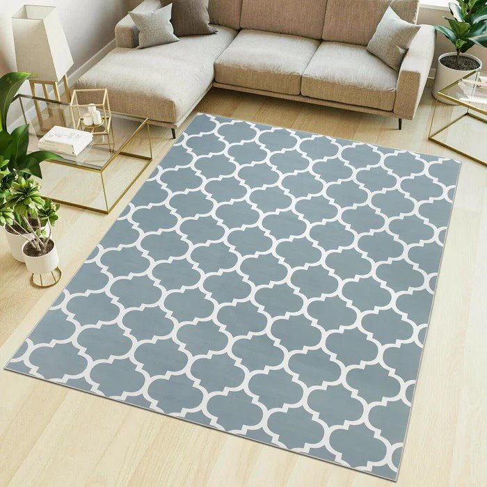 Demiah Printed Rug, Rectangle 40 x 60 cm