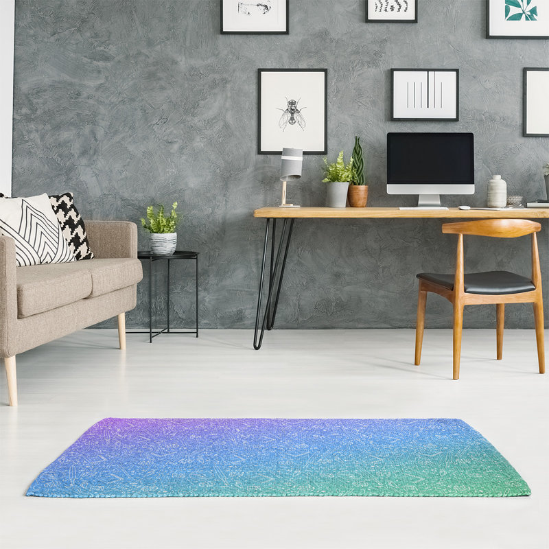 Chenille Indoor Rug, Rectangle 5' x 7'