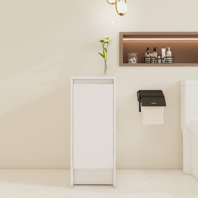 12" Freestanding Single Bathroom Storage Cabinet