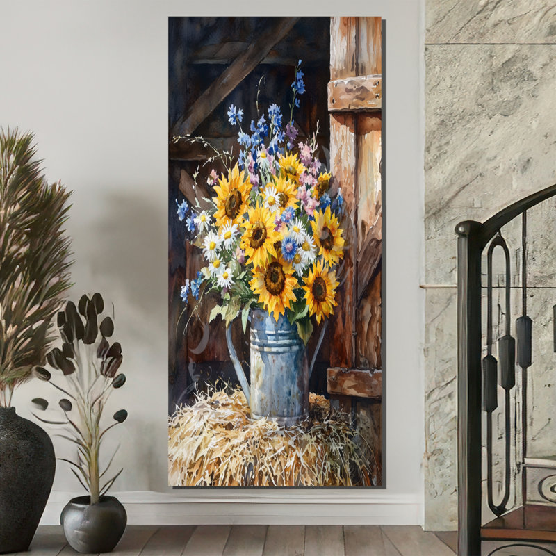 Art mural Dubica, H 60 po x l 28 po, Toile tendue, Ne s’applique pas
