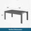 Table basse d'extérieur en aluminium 43 po-1181235245