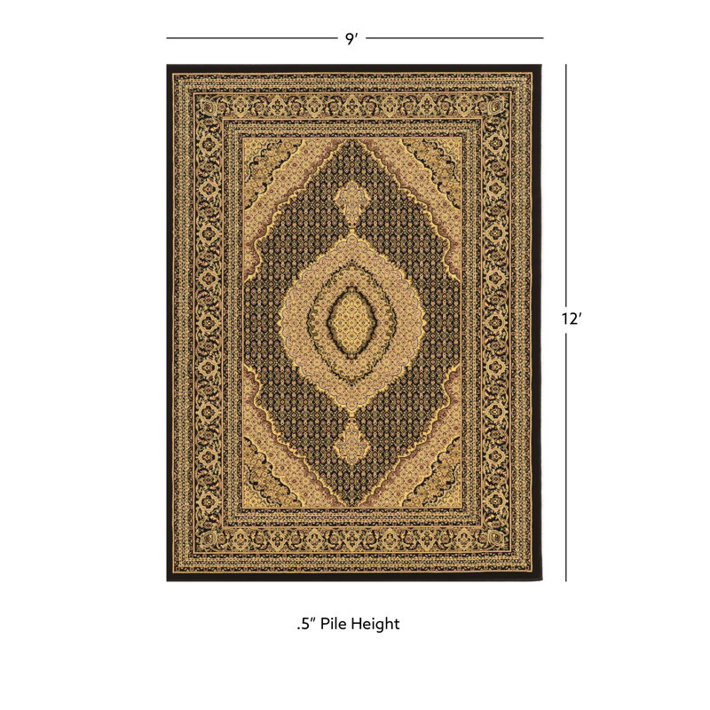 Lozoya Oriental Indoor Rug, Rectangle 9' x 12'