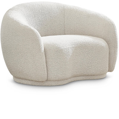 Hyde 42" W Boucle Fabric Chair