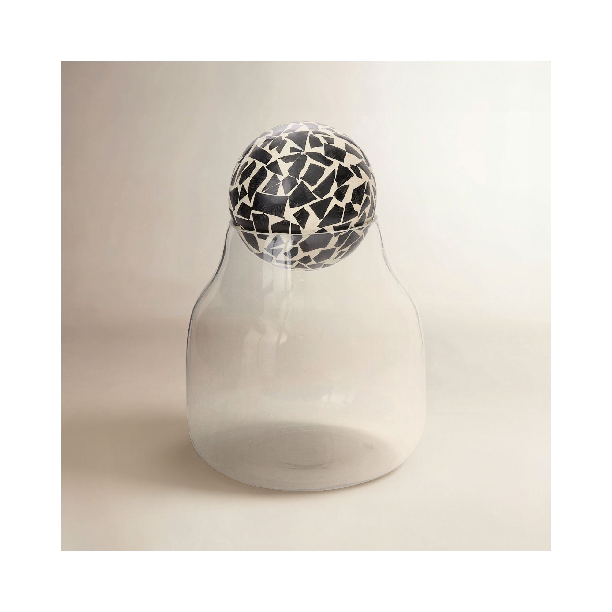 Alyssa Glass Terrarium, 10" H x 6.50" W x 6.50" D
