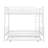 Full XL Over Queen-Sized Metal Bunk Bed With An Underbed Trundle-685993270