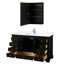 Ensemble de meuble-lavabo simple 60 "avec miroir Deborah-97759008-97759010