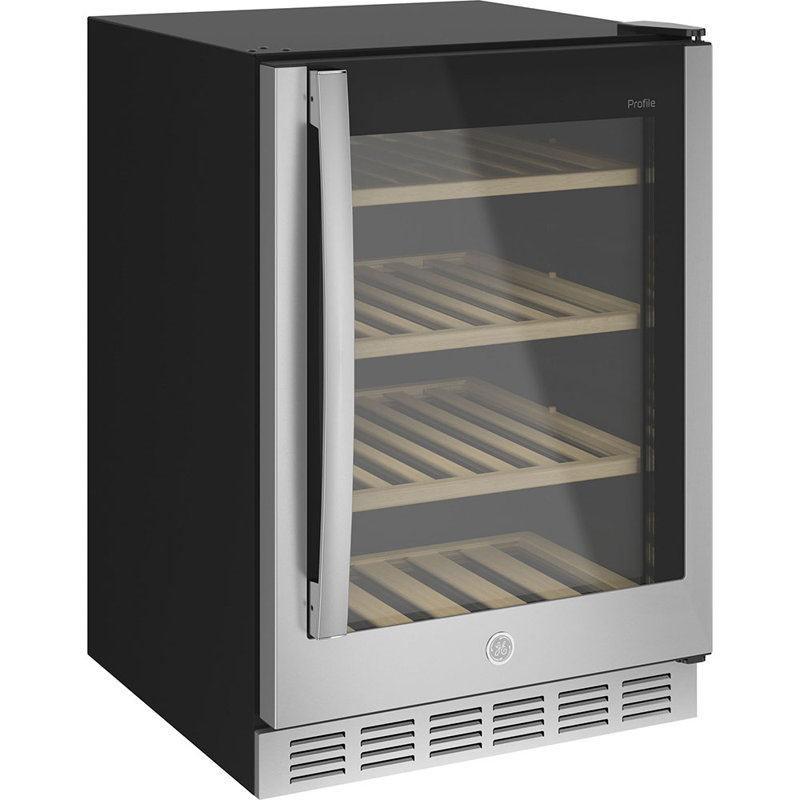 GE Profile 23.5'' W Convertible 155 Cans (12 oz.) 5.1 Cubic Feet Beverage Cooler with Wine Storage