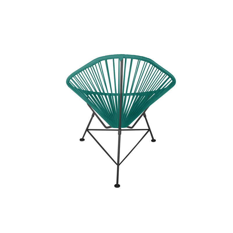 Chaise de jardin, Cyan / noir