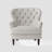 Aviani Upholstered Armchair with Ottoman-192234786