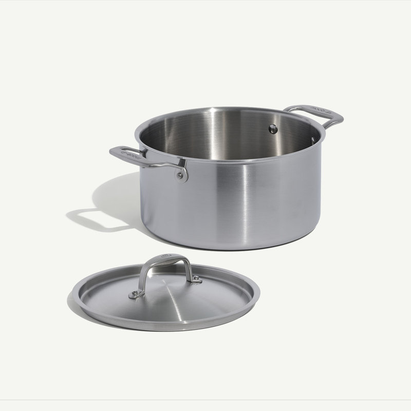 Stainless Clad 6 qt. Stock Pot with Lid