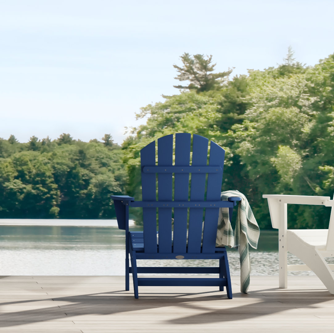Nautical Adirondack Chair, Navy