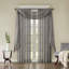 Solid Crushed Sheer Curtain Panel Pair, Lightweight And Textured For Elegant Window Decor, Easy To Hang And Machine Washable.-342791310-342791311