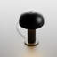Lampe de table champignon en métal 19 po avec abat-jour dôme Aurelia-128760278-128760266