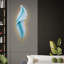 Lampe murale moderne en plumes à DEL, lumière murale décorative pour chambre à coucher, chevet, couloir, salon et mur de fond-294072622-272794458