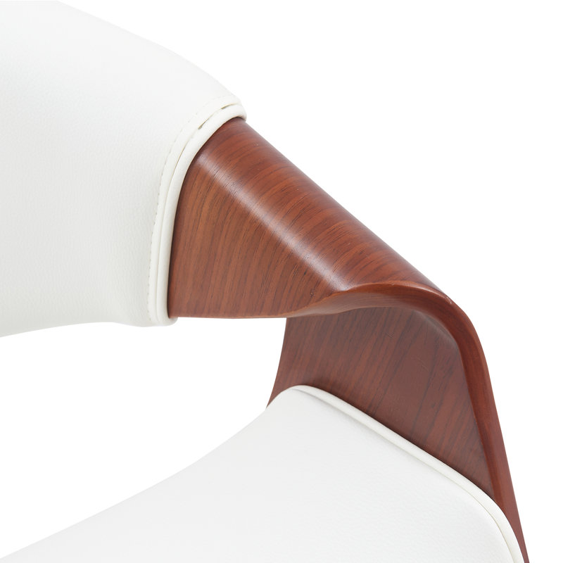 Chaise de bureau George Oliver Brina, Blanc