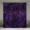 Rideaux de douche mauve à texture abstraite très longs
