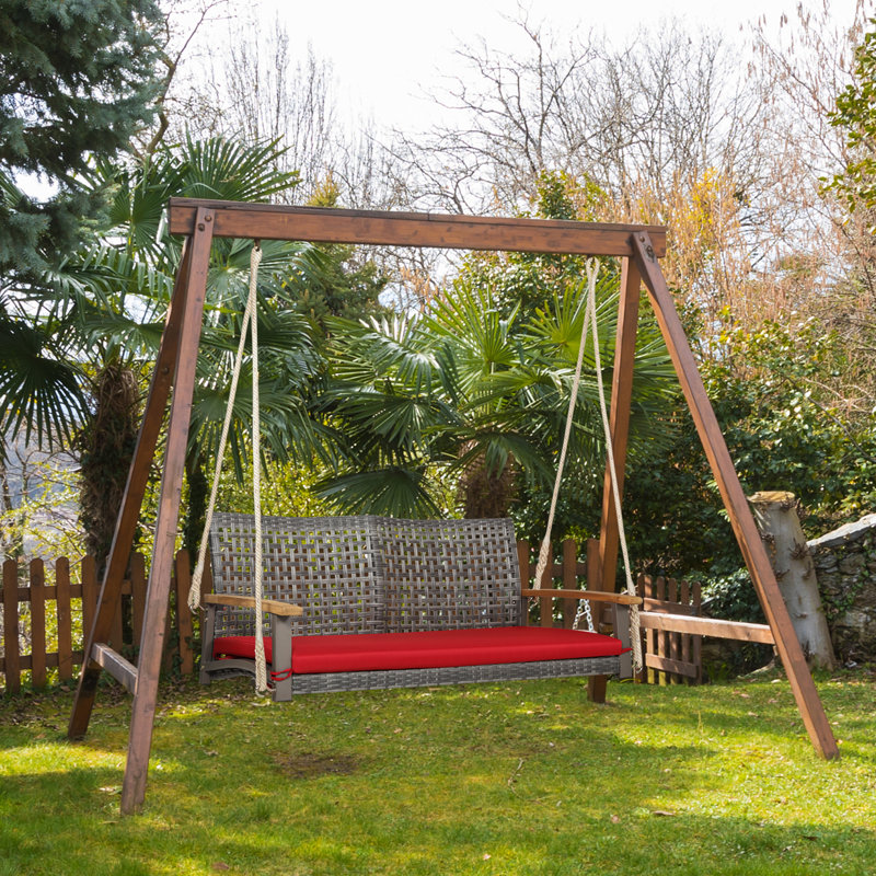 Balancelle Kamien, Rouge, 55", gris