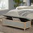 Gray Storage Ottoman For Home