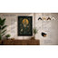 Golden Study Botanical - Framed Print-921356008-921356013