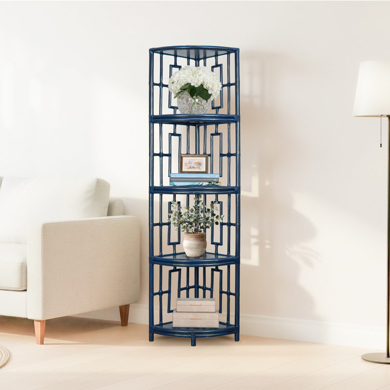 Manley Corner Bookcase, Natural