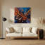 «Music Music Genres Collage», art mural en métal mauve-522979461
