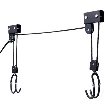 Le lève-canot de rangement de qualité Kayak Hoist avec capacité de 125 lb fonctionne même comme échelle