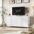TV Stand with 14 Fabric Drawers, Media Console with Power Outlets, Entertainment Center for TVs up to 75 inches-1366539146