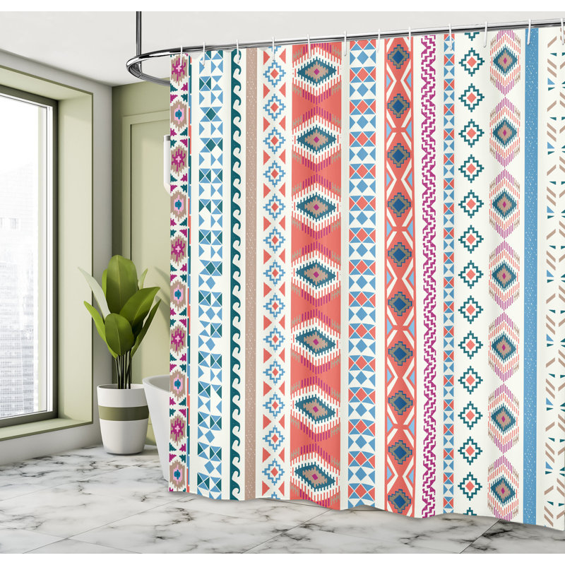 Multicolore rideau de douche Ambesonne, H 84 po x l 69 po