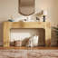 Farmhouse Console Table, Long Wood Entryway Table Behind Couch-228028255-228028252