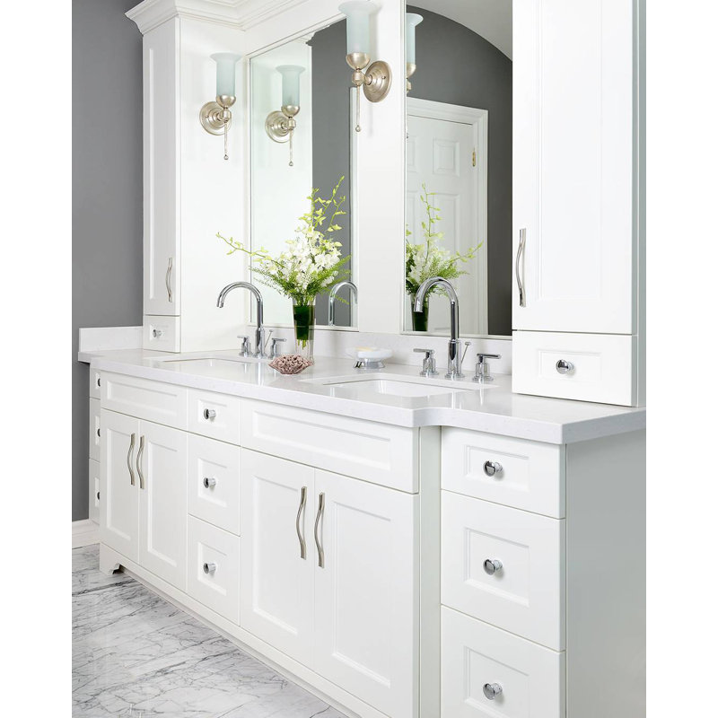Pristine 1 - Light Wallchiere, Burnished Silver Leaf