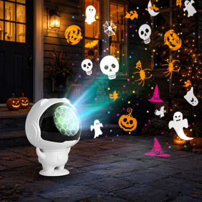 Newly Upgraded Halloween LED Projector for Indoor Outdoor Party Decorations, Perfect Holiday Gift for Halloween Celebrations
