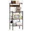 4-Tier Kitchen Bakers Rack with Power Outlet