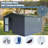 Backyard Storage Shed 11' X 12.5' With Galvanized Steel Frame & Windows, Outdoor Garden Shed Metal Utility Tool Storage Room With Lockable Door For Patio-121499153