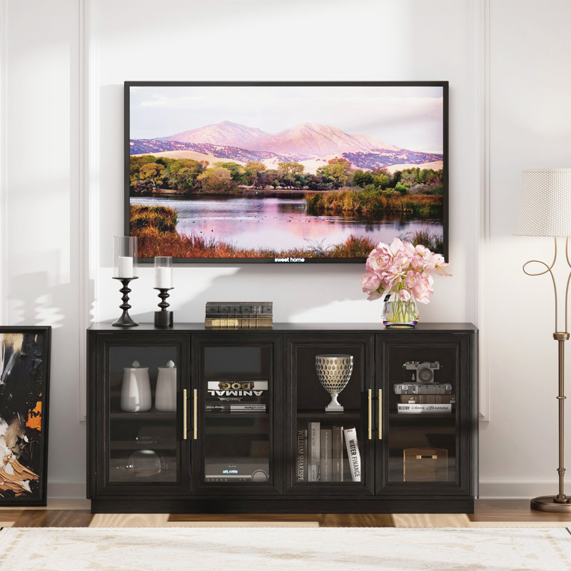 Madlynn 63 " W Sideboard, Black