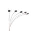 Lampe sur pied Keny, 84 po, 5 embouts réglables, finition nickel brossé