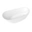 Baignoire de trempage autoportante en acrylique 59,1 po. X 29,1 po. Lahore