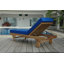 Capri Outdoor Teak Chaise Lounge
