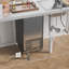 Machine à glaçons sous le comptoir IceOrbit Coolake 120 lb / jour avec 30 lb de stockage de glace, machine à glaçons autoportante intégrée de 15 po, autonettoyante, drainage par gravité, machine à glaçons sous le comptoir pour bar à domicile