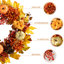 Couronne en plastique 24 po Dahlia
