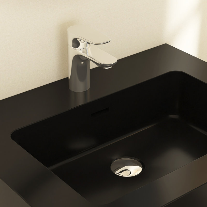 Meuble-lavabo simple Reniel, Gris, Noir, noir, noir, noir, 24"