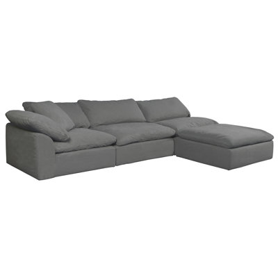 4 - Piece Slipcovered Sectional