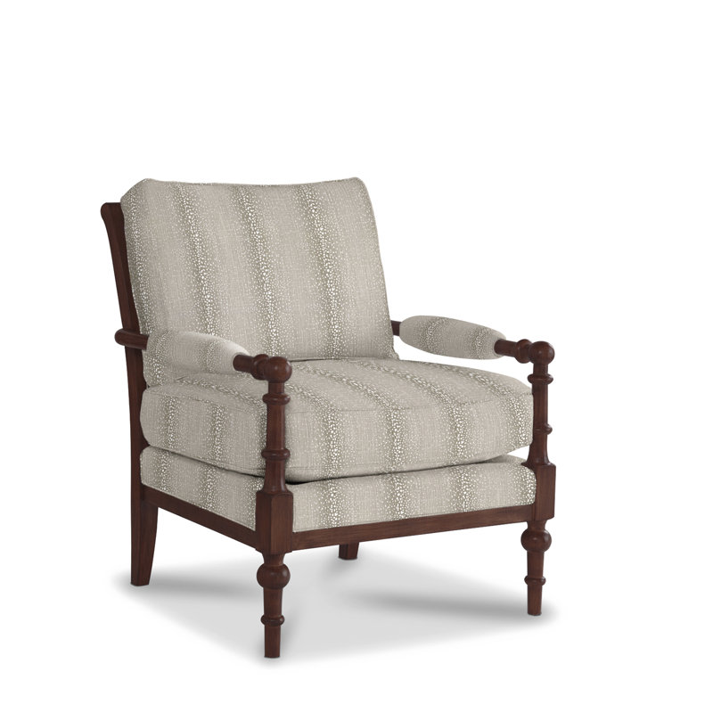 Lilly Club Chair, Flint Cotton