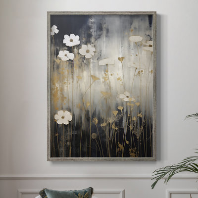 FLORAL Series CD III, reproduction encadrée - bois massif