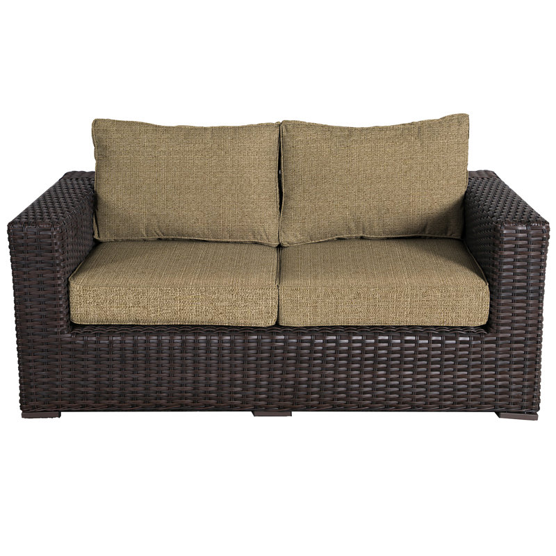 Woodham 65'' Wide Loveseat with Cushions, Sesame Linen