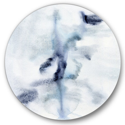 " Abstract Of Dark Blue Clouds V " Painting Print