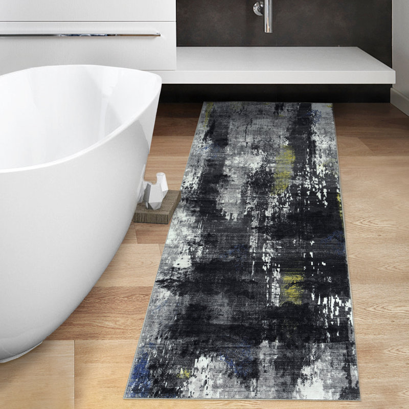 Olustee Abstract Indoor Rug, Rectangle 5' x 8'